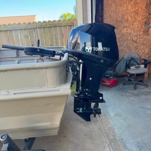 2025 Tohatsu 60HP EFI FourStroke Outboard – Tiller Control – Under 10 Hours