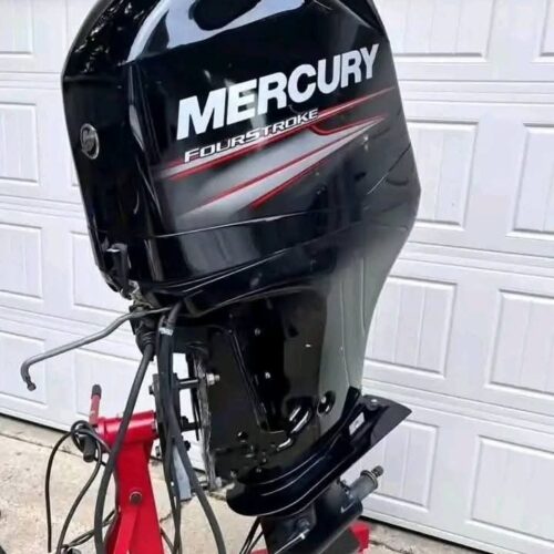 Mercury 75HP FourStroke Outboard Motor – 180 Hours – Full Rigging Package
